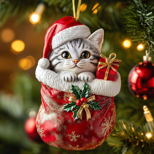 American Shorthair Gift CW2411047CL Christmas Ornament
