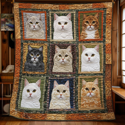 Adorable Cat WX3112001CL Quilt