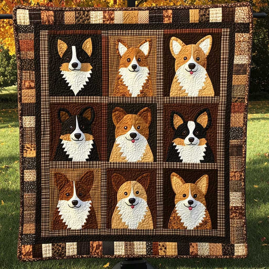 Corgi Love And Laughter WN2709166CL Quilt