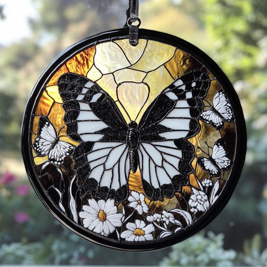 Butterfly  WU3110061CL Stained Glass Suncatcher