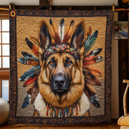 Native American German Shepherd WY1511023CL Quilt