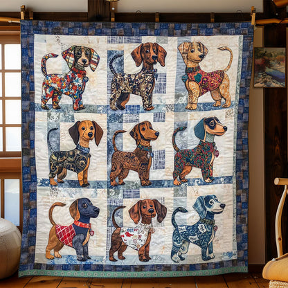 Dachshund Cute WN2709182CL Quilt