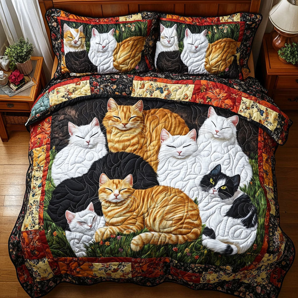 Sleeping Cat WY2001061CL Duvet Cover Set