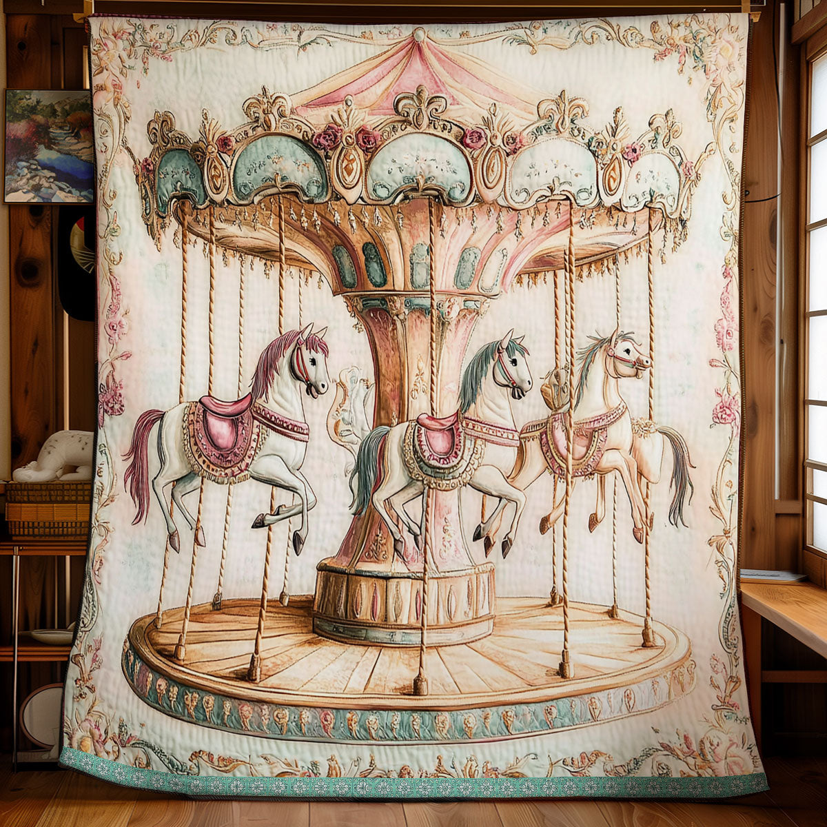 Royal Carousel WX0412046CL Quilt