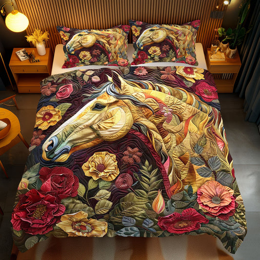 Flower Horse WJ2809028CL Duvet Cover Set