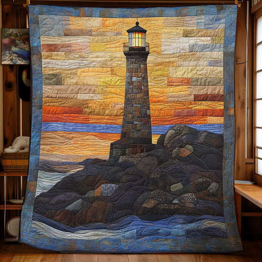 Patchwork Lighthouse CW2205392CL Quilt