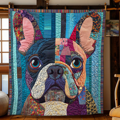 Patchwork French Bulldog WN0601076CL Quilt