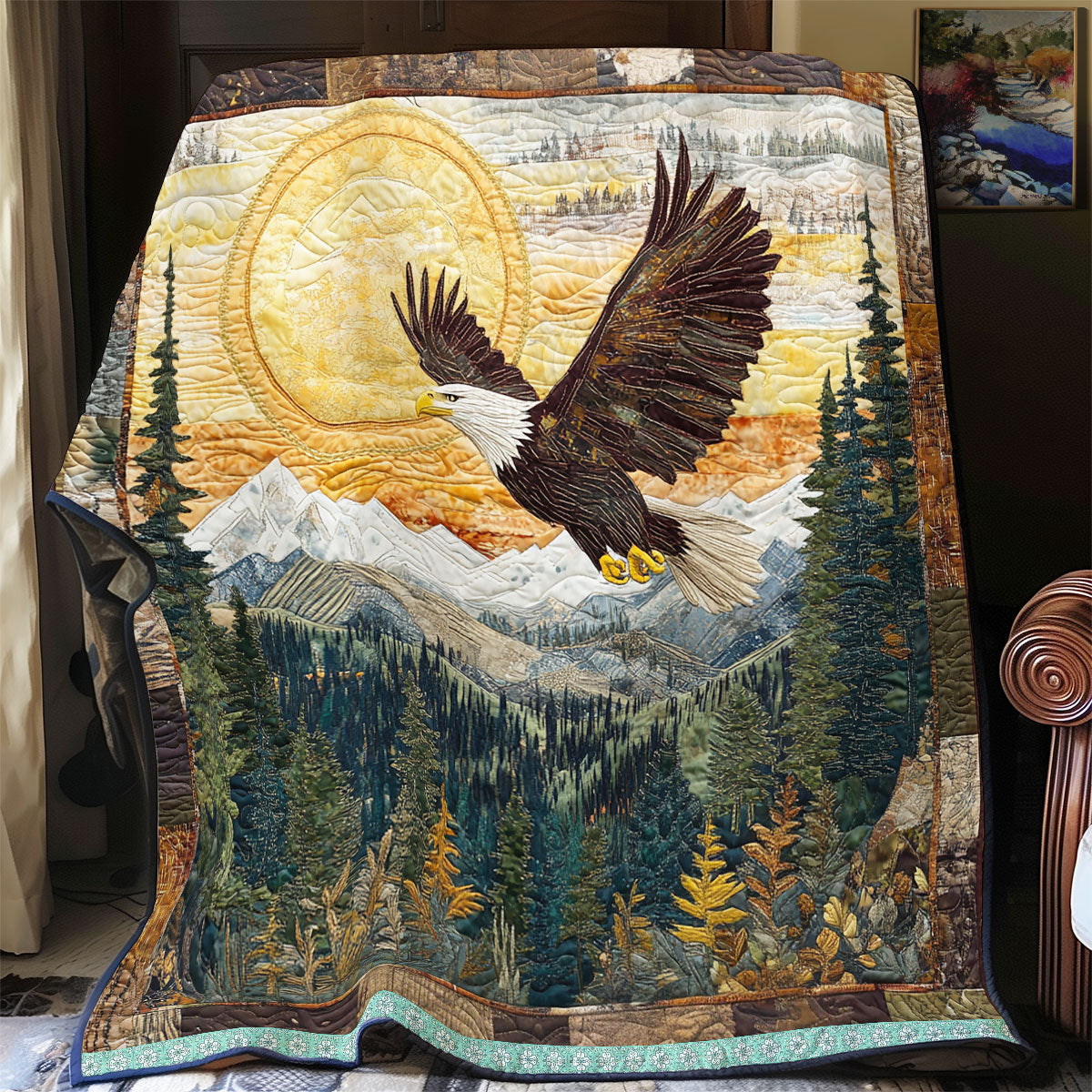 Eagle Fly WX1912038CL Quilt