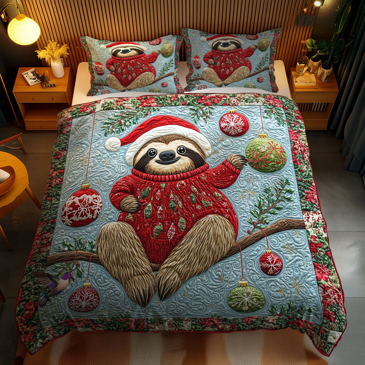 Merry Slothmas WN1612040CL Duvet Cover Set