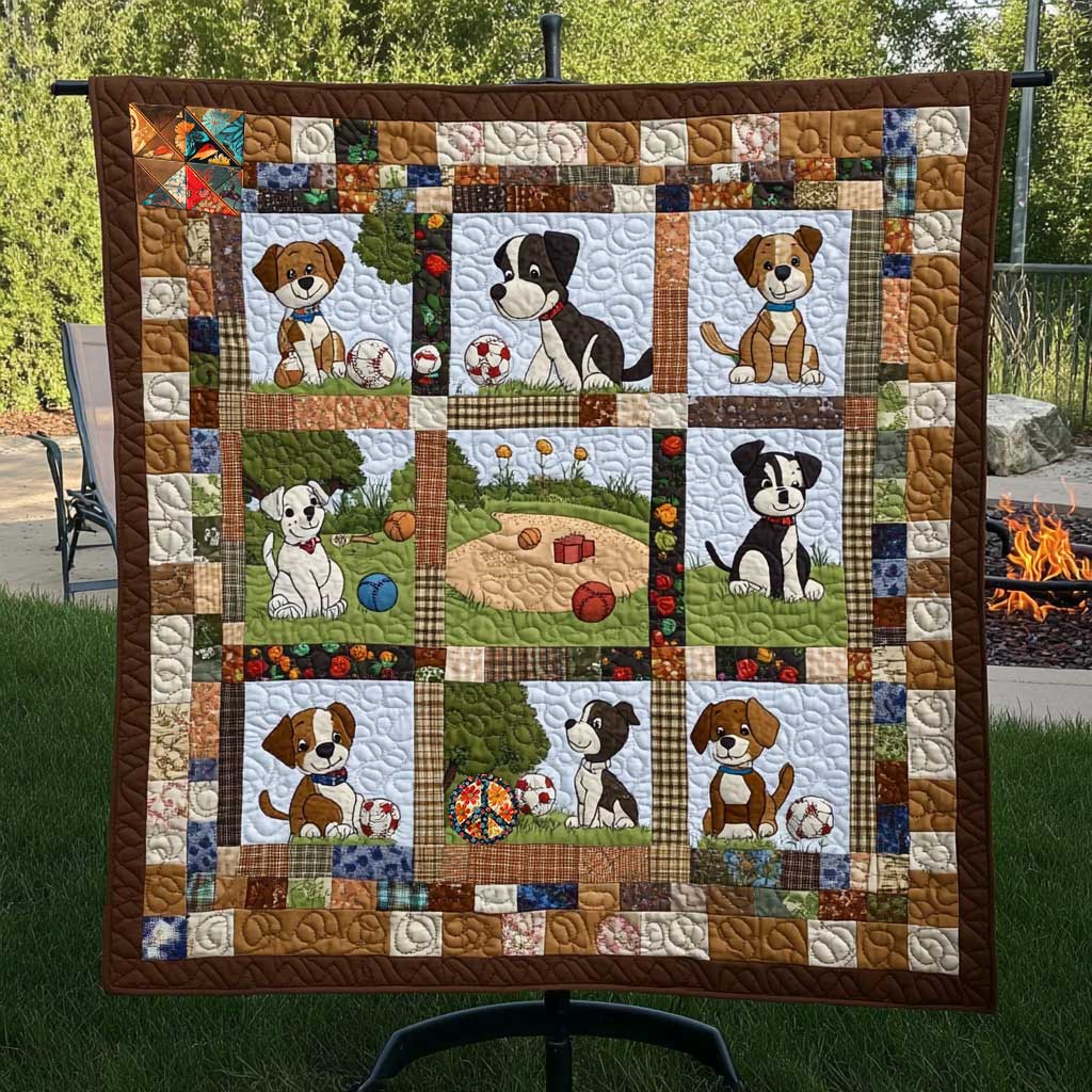 Snuggly Dog Moments WN1010070CL Quilt