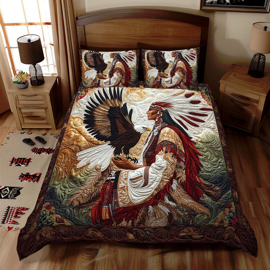 Eagle And Native American WY1401069CL Duvet Cover Set