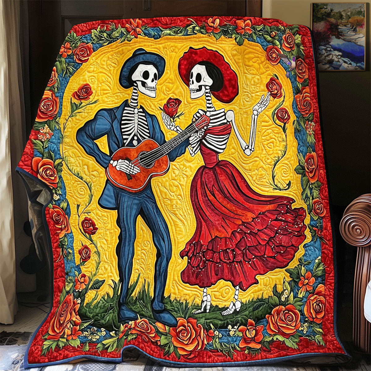 Dia De Los Muertos WY2011021CL Quilt