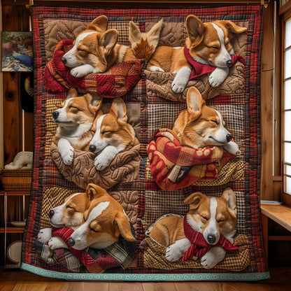 Corgi Plush WN1209036CL Quilt