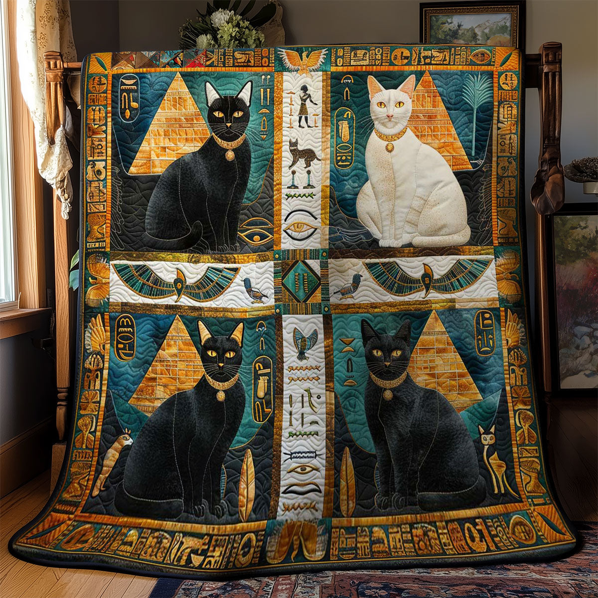 Cat Pharaoh's Legacy WN2510022CL Quilt