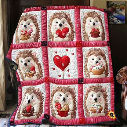 Valentine Hedgehog WY1012053CL Quilt