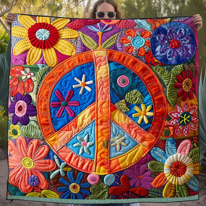 Trippy Hippie Sign WJ2009025CL Quilt