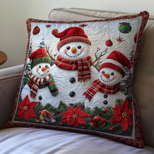 Winter Snowman WY2911065CL Quilt Pillow Case