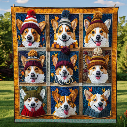 Cute Corgi WJ1209005CL Quilt