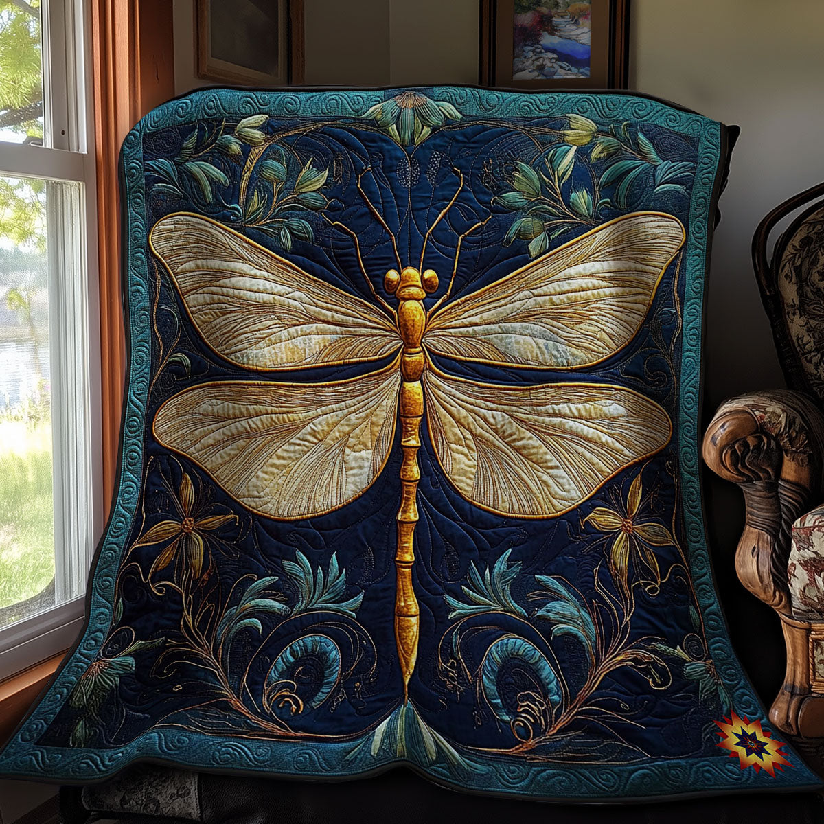 Portrait Dragonfly WY0312017CL Quilt