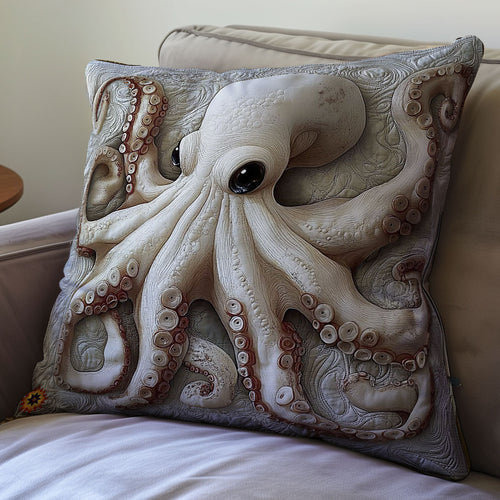 White Octopus WY1412025CL Quilt Pillow Case