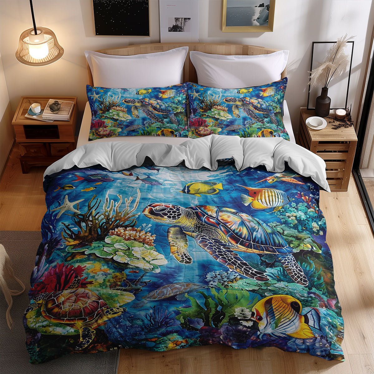 Sea Turtle WJ1109033CL Duvet Cover Set