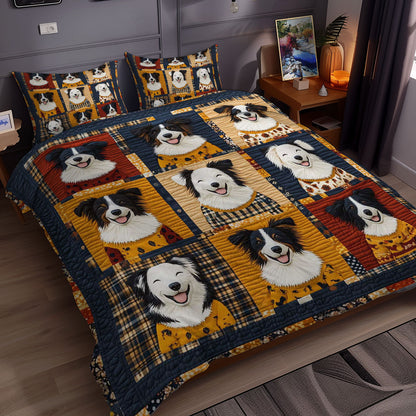 Cheery Border Collies WN0310092CL Duvet Cover Set