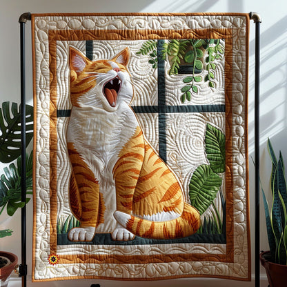 Yawning Cat WJ2810024CL Quilt