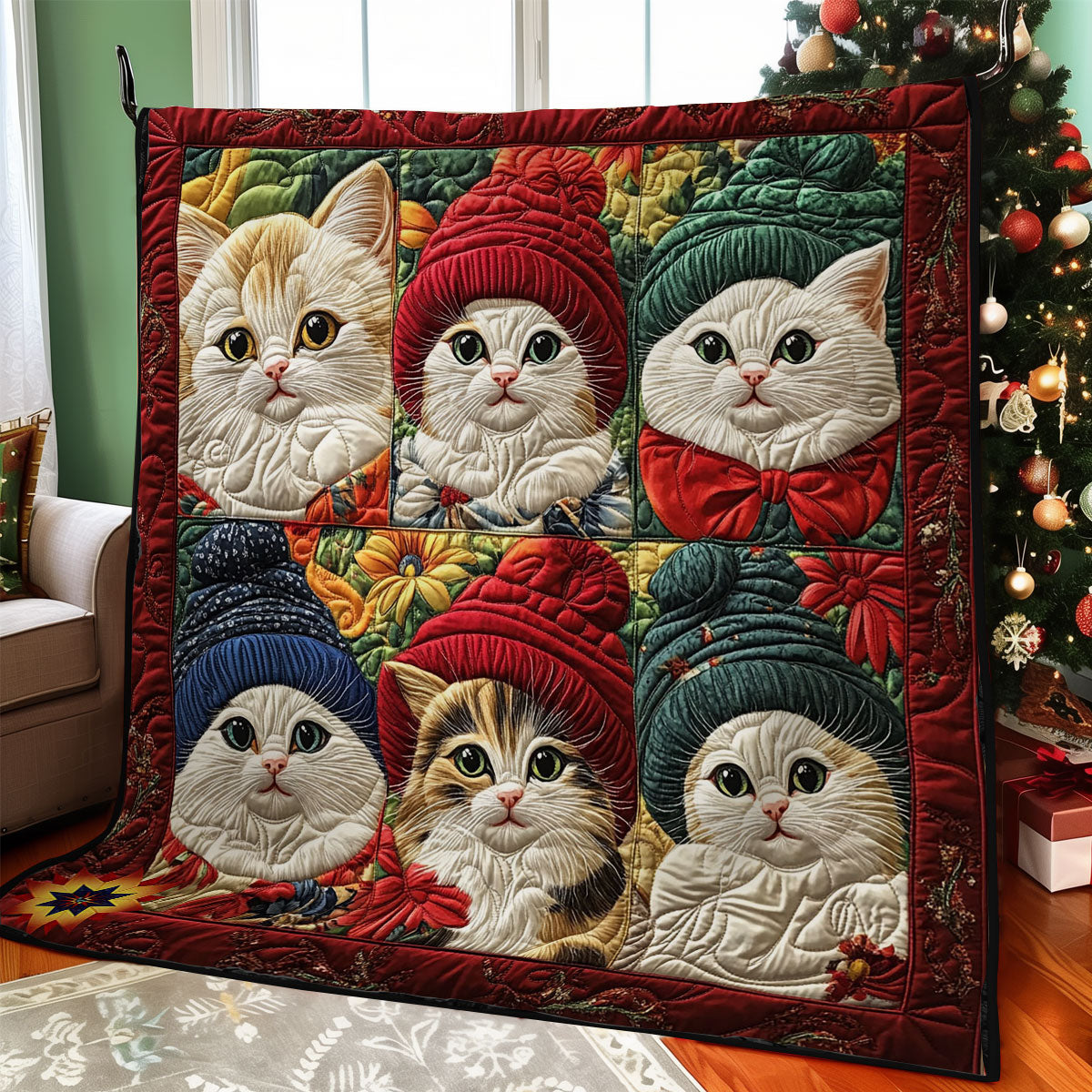 Cozy Cat WY1012032CL Quilt