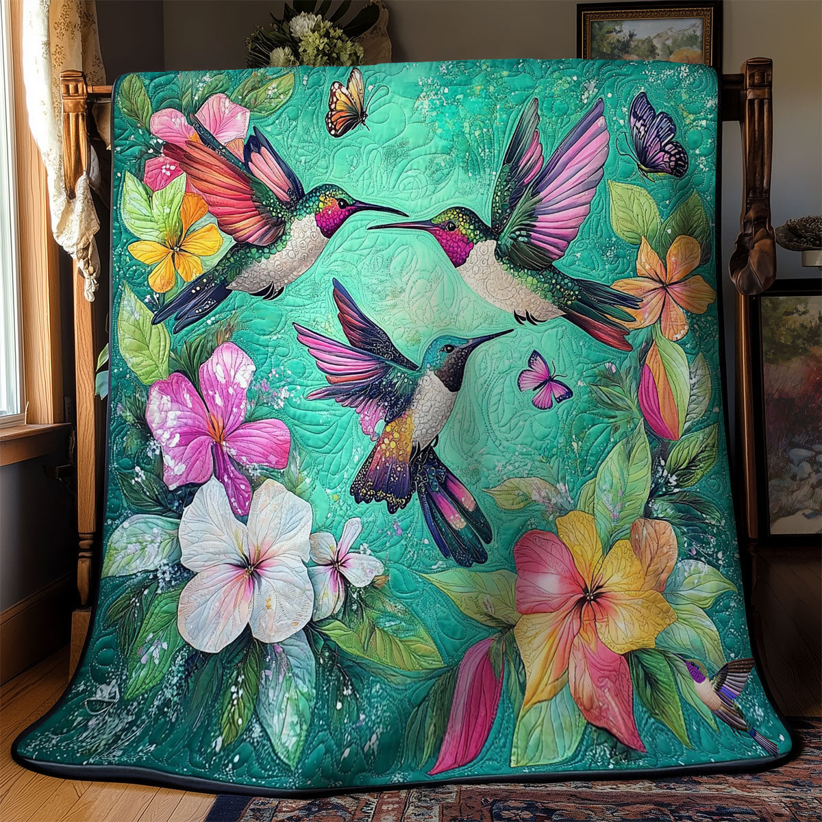 Hummingbird WY1511021CL Quilt