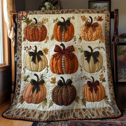 Wild Print Pumpkins WN2711056CL Quilt