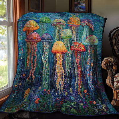 Rainbow Jellyfish WY1211027CL Quilt