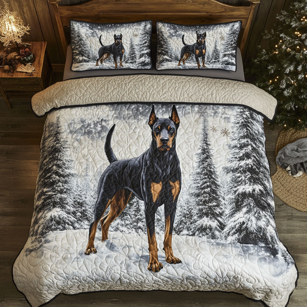 Doberman Snow WT2702007CL Duvet Cover Set