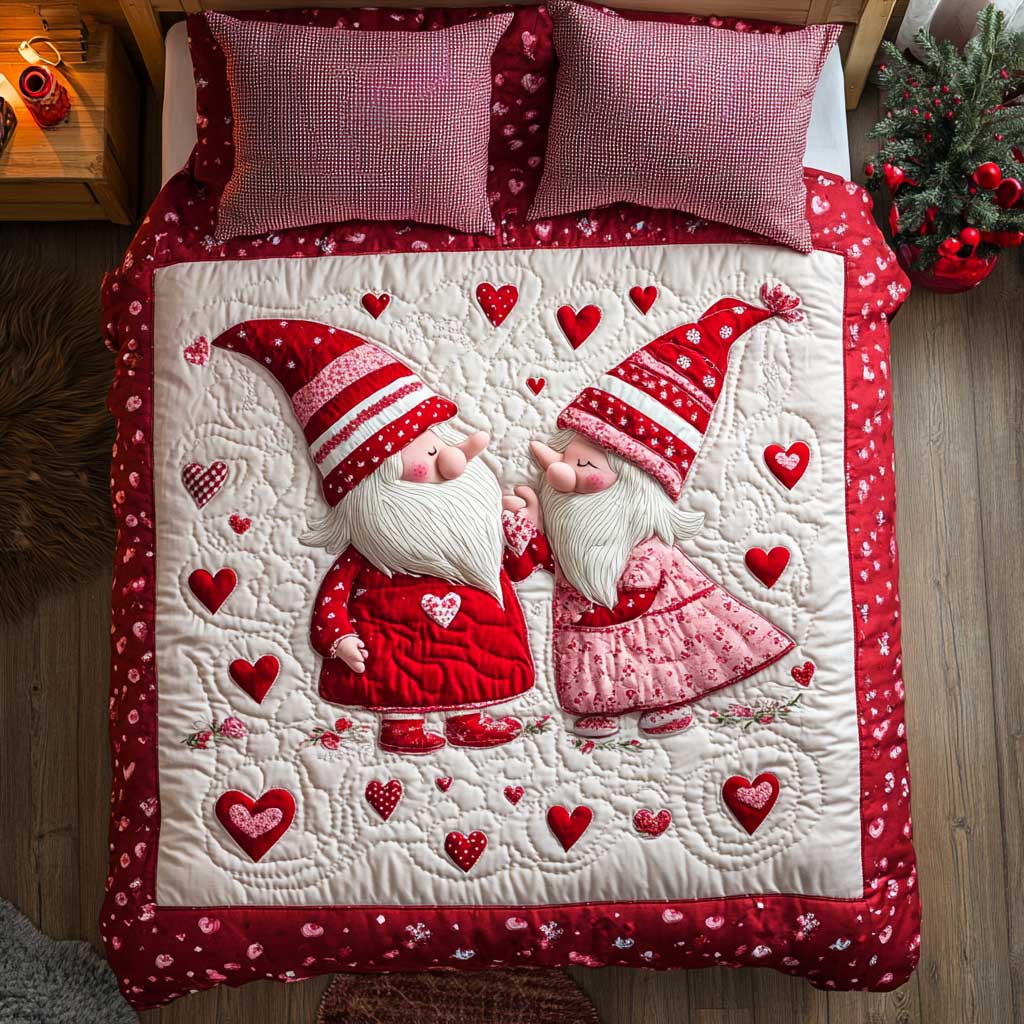 Gnome Couple Valentine WP0801016CL Duvet Cover Set