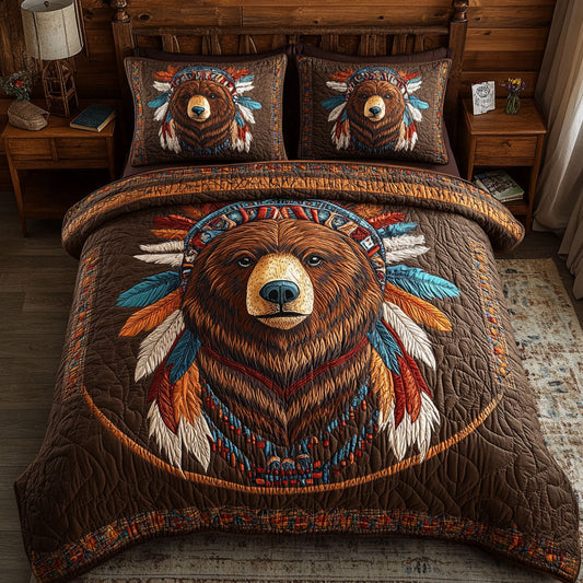 Bear Native American CW1207003CL Duvet Cover Set