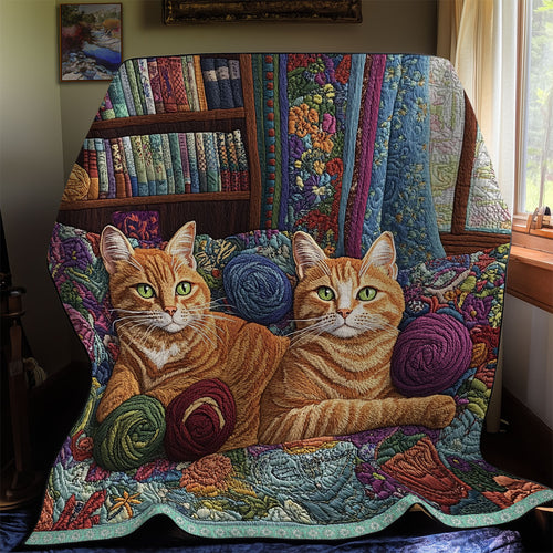 Cat Couple WX0612012CL Quilt