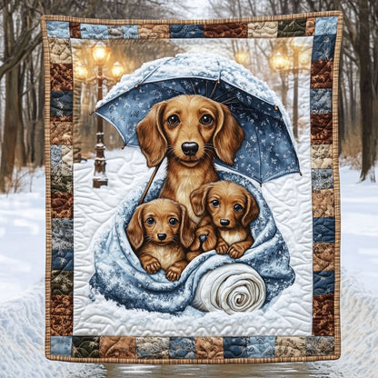 Family Dachshund WT0702009CL Quilt