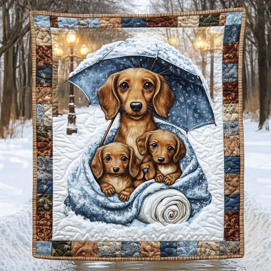 Family Dachshund WT0702009CL Quilt