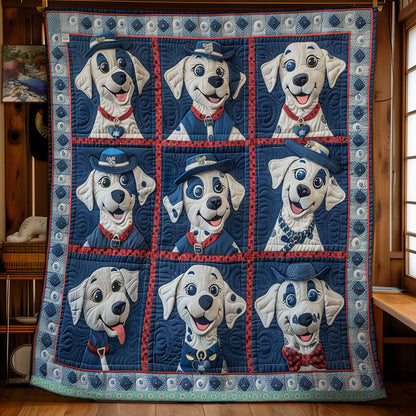 Dalmatian Cheerful WN1209017CL Quilt