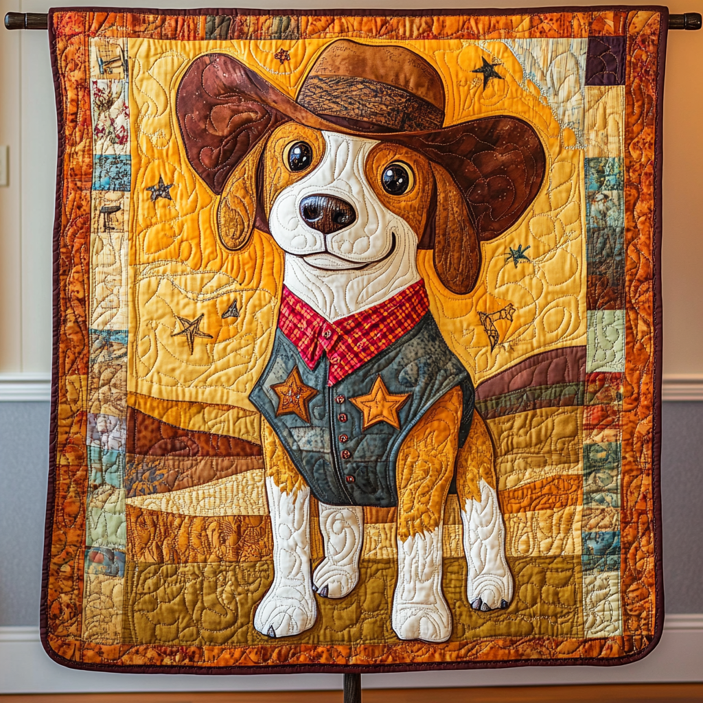 Cowboy Dog WG1601078CL Quilt