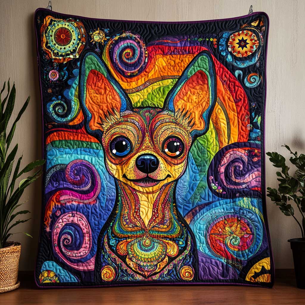 Chihuahua Mystic Harmony WN0410008CL Quilt