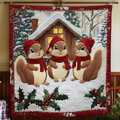 Winter Of Squirrel WY0712020CL Quilt