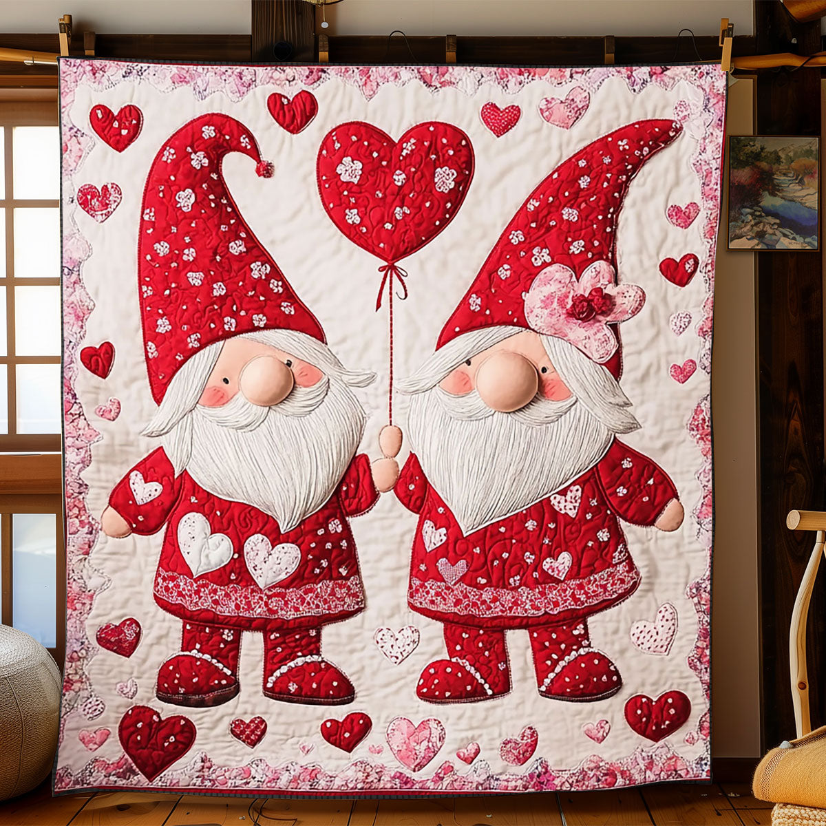 Love Gnome WJ1001015CL Quilt