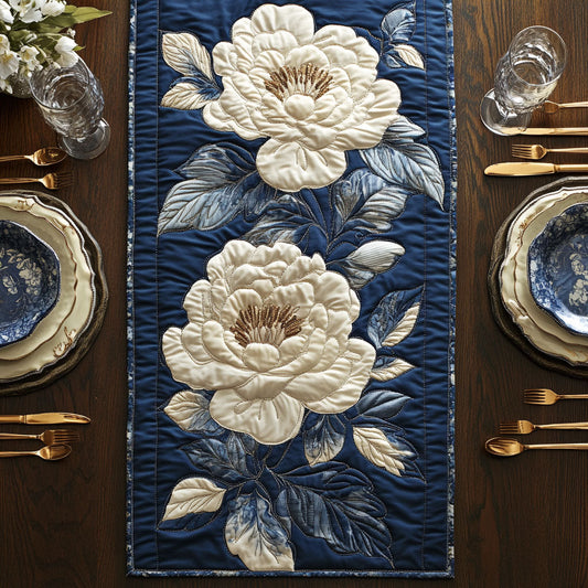 Midnight Garden Grace CP2905016CL Quilted Table Runner