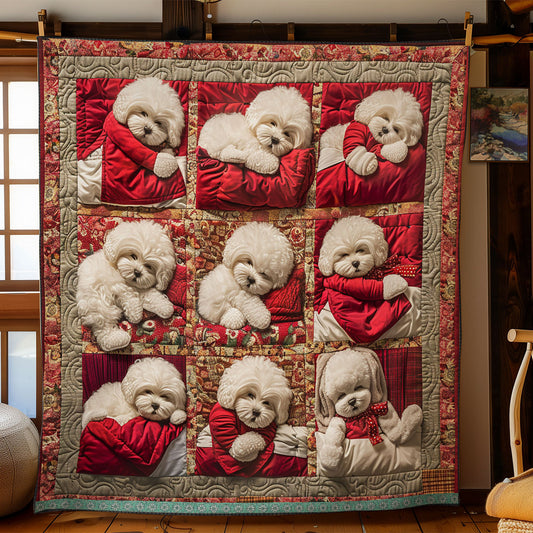 Bichon Frise Cozy WWN1209073CL Quilt