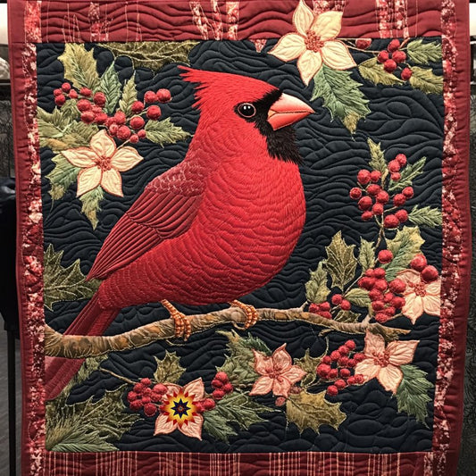 Gorgeous Cardinal WU0411033CL Quilt