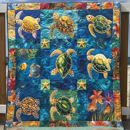 Turtle Patchwork Habitat WP0509048CL Quilt