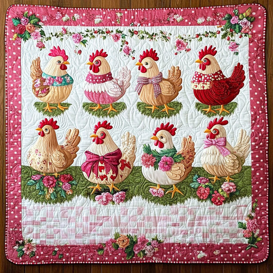 Valentine Hen WY2101084CL Quilt