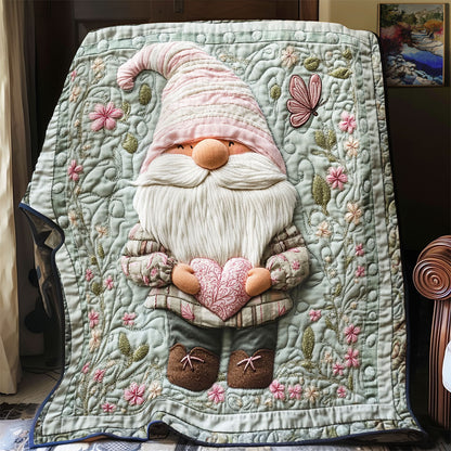 Gnome And Heart WY1302028CL Quilt