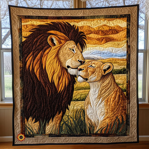 Lion In Love WJ0912019CL Quilt