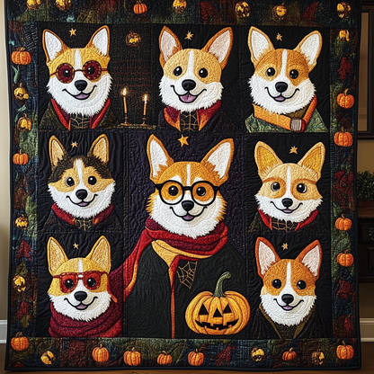 Corgi’s Quidditch Quest WN2409012CL Quilt